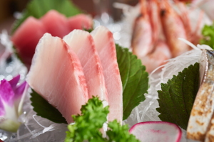 Cận cảnh món Sashimi